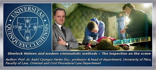 Sherlock Holmes and modern criminalistic methods